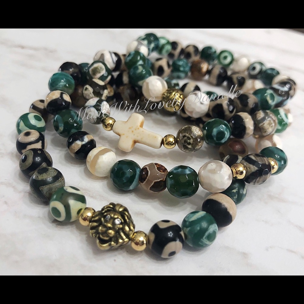 Lion of Judah bracelet set